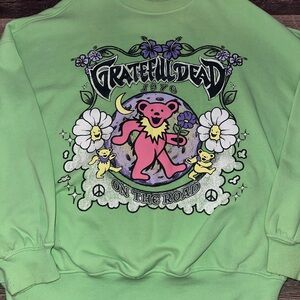 Grateful Dead Green Graphic Sweatshirt H&M